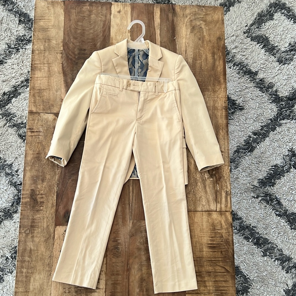 Boys Cream Suit size 6